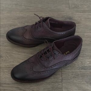 Paul Smith 100% calf  Leather Flats with Brogue Detailing- US 7 (EU37)